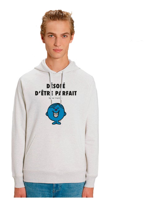 Sweat à capuche Homme - DÉSOLÉ D'ÊTRE PARFAIT 2 - Kiabi