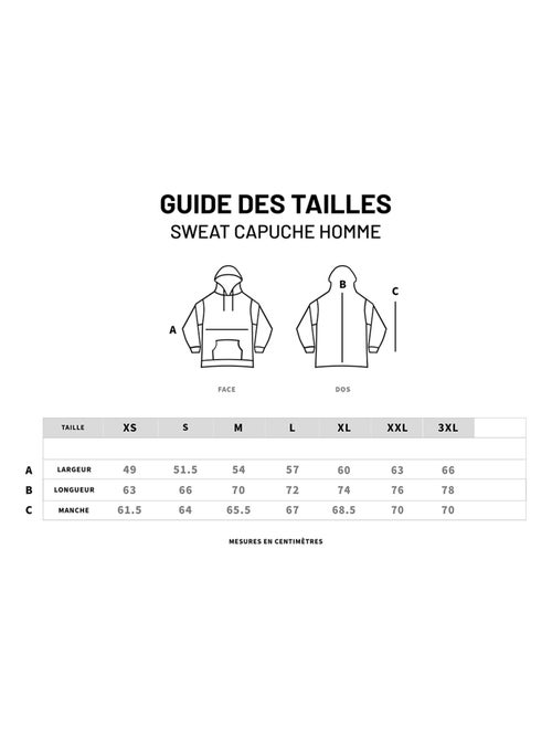 Sweat à capuche Homme - GROGNON MAIS MIGNON 2 - Kiabi