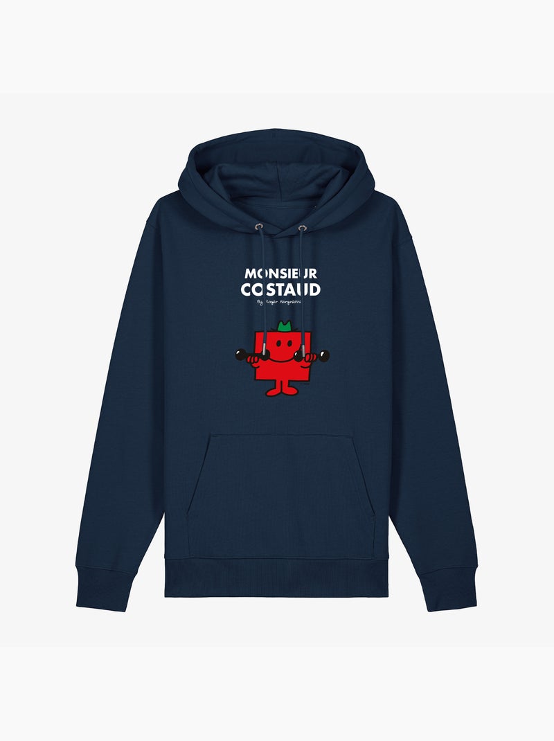 Sweat à capuche Homme - MONSIEUR COSTAUD Bleu marine - Kiabi
