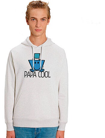Sweat à capuche homme - papa cool - noël