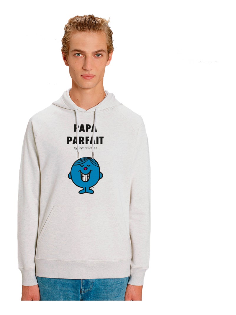 Sweat à capuche Homme - PAPA PARFAIT 2 Beige - Kiabi