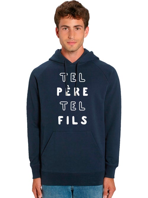 Sweat à capuche Homme - TEL PÈRE TEL FILS 2 MPT - Kiabi