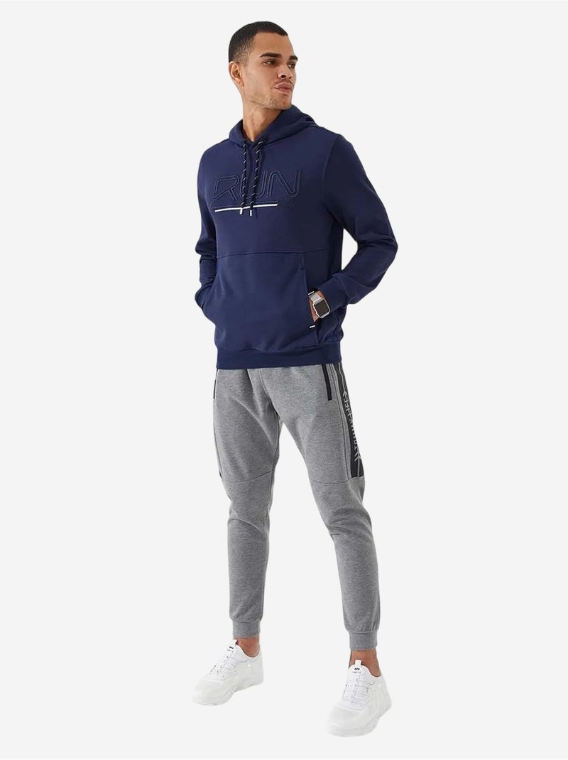 Sweat à capuche homme avec logo imprimé tommy Bleu lagon - Kiabi