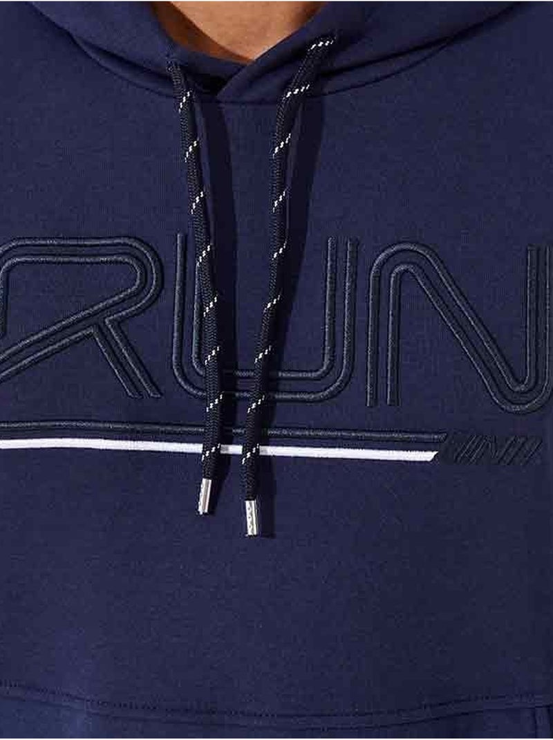 Sweat à capuche homme avec logo imprimé tommy Bleu lagon - Kiabi