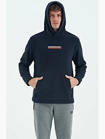 Sweat à capuche homme avec logo imprimé tommy