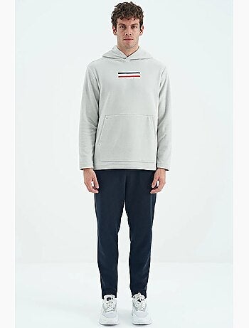 Sweat à capuche homme avec logo imprimé tommy