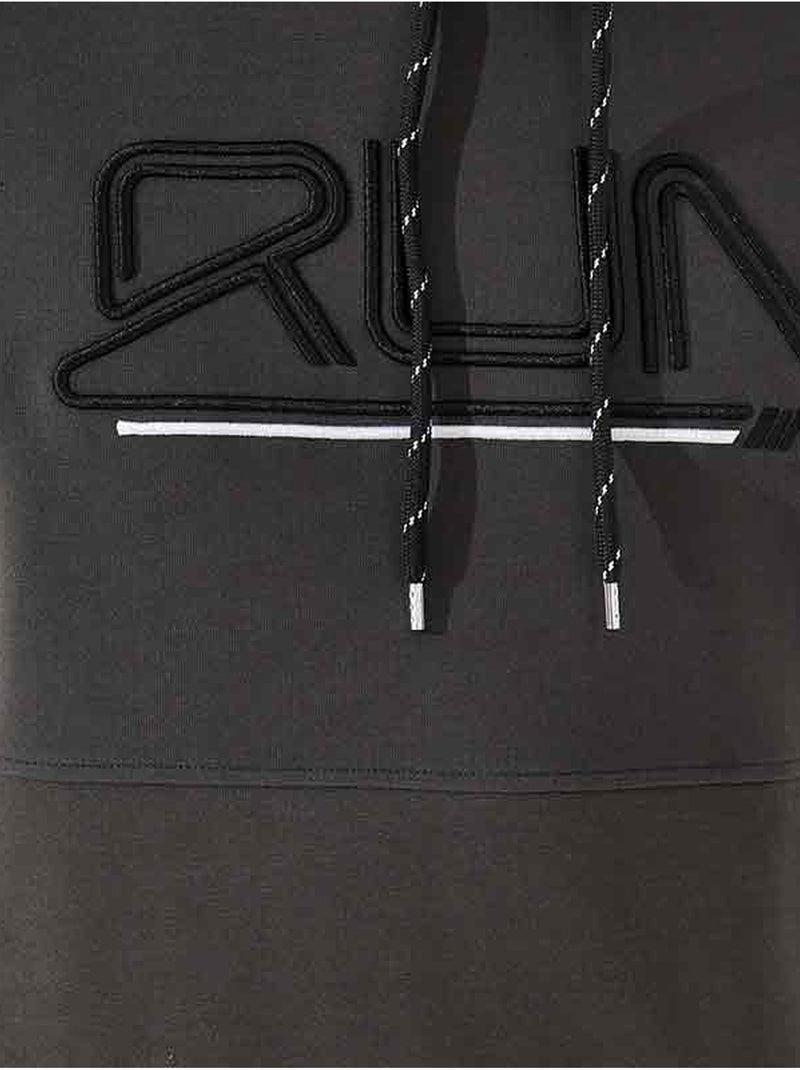 Sweat à capuche homme avec logo imprimé tommy Gris foncé - Kiabi