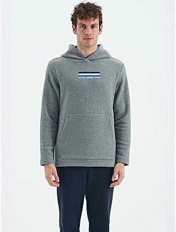 Sweat à capuche homme avec logo imprimé tommy