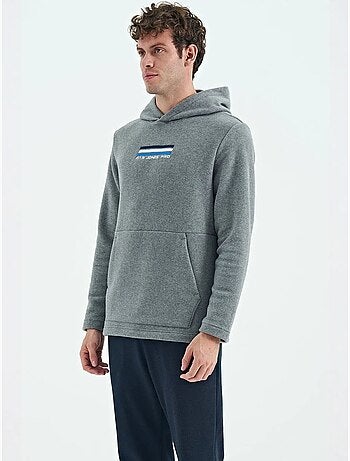 Sweat à capuche homme avec logo imprimé tommy