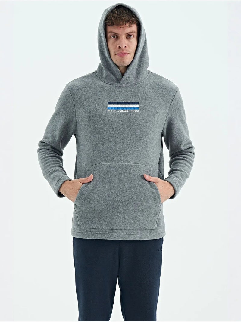 Sweat à capuche homme avec logo imprimé tommy Gris - Kiabi