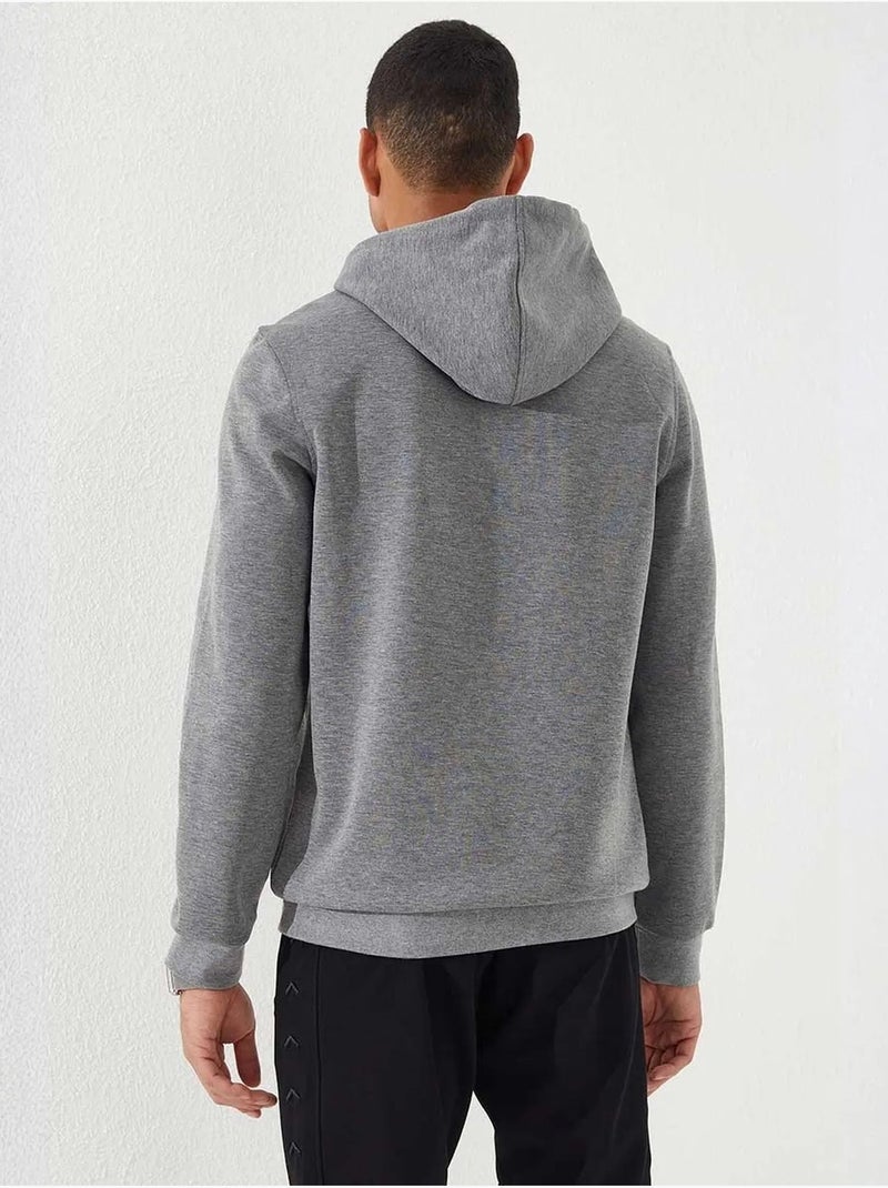 Sweat à capuche homme avec logo imprimé tommy Gris - Kiabi