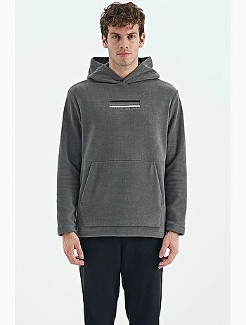 Sweat à capuche homme avec logo imprimé tommy
