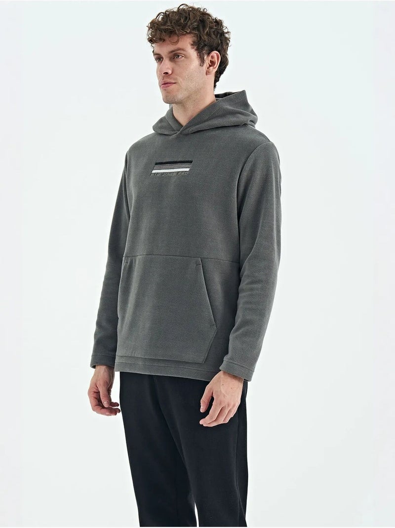 Sweat à capuche homme avec logo imprimé tommy Gris Noir - Kiabi