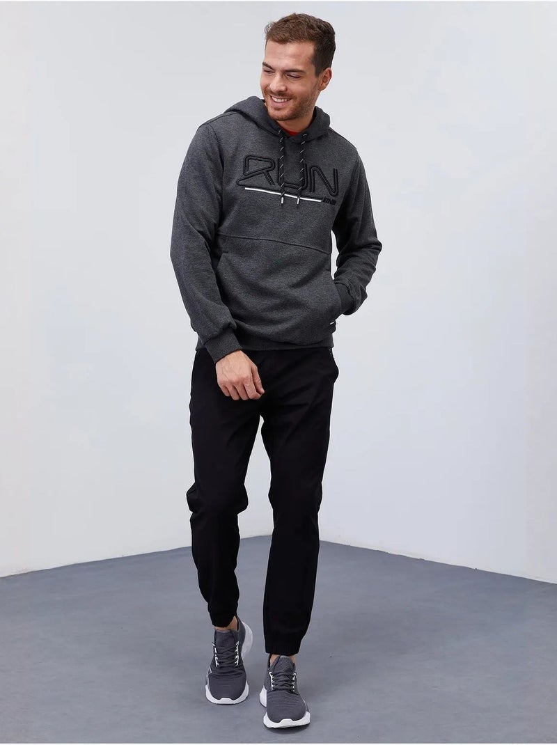 Sweat à capuche homme avec logo imprimé tommy Gris Noir - Kiabi