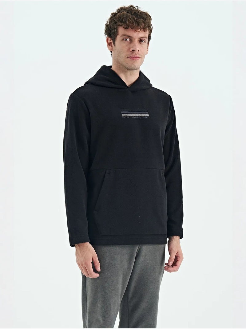 Sweat à capuche homme avec logo imprimé tommy Noir - Kiabi
