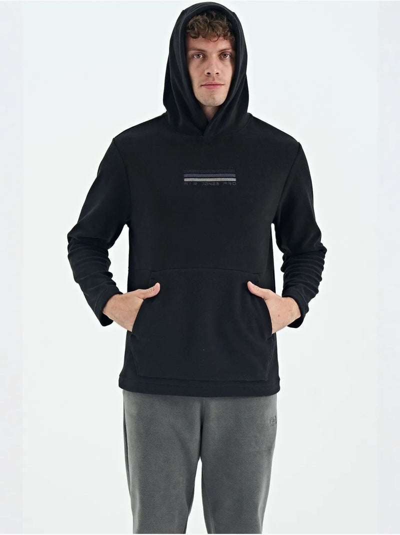 Sweat à capuche homme avec logo imprimé tommy Noir - Kiabi