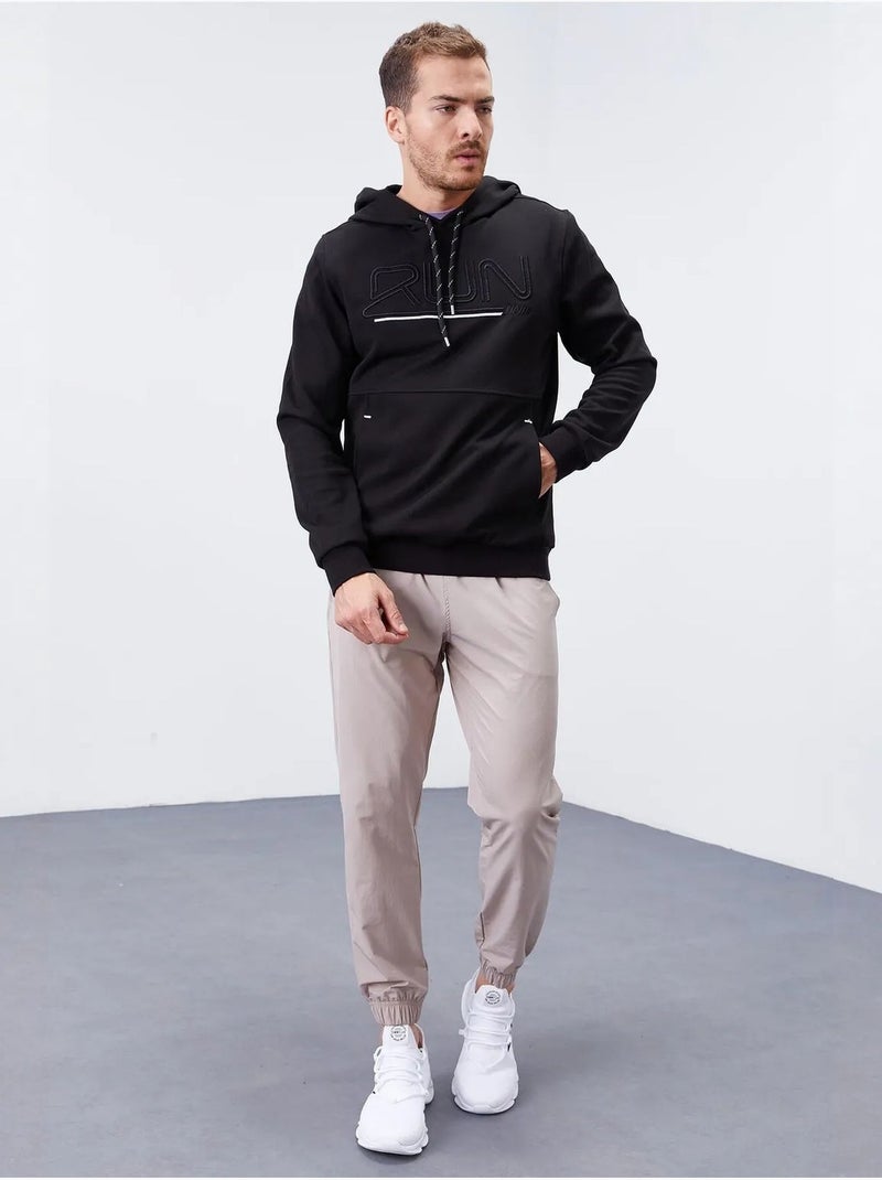 Sweat à capuche homme avec logo imprimé tommy Noir - Kiabi
