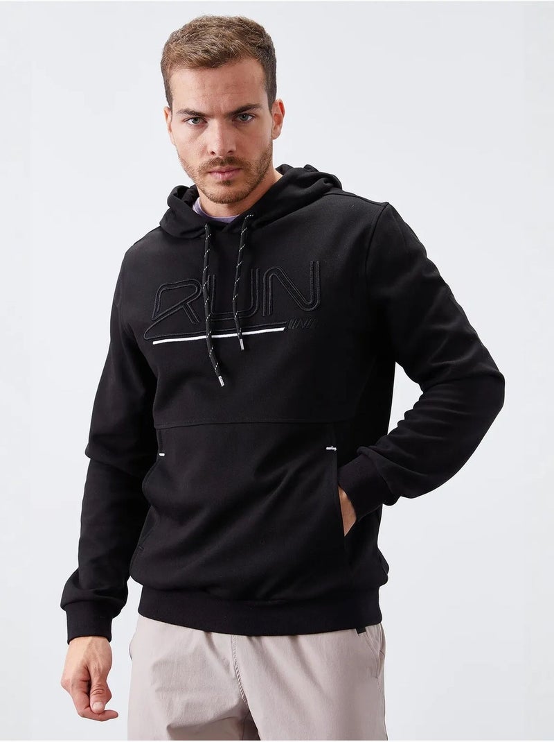 Sweat à capuche homme avec logo imprimé tommy Noir - Kiabi