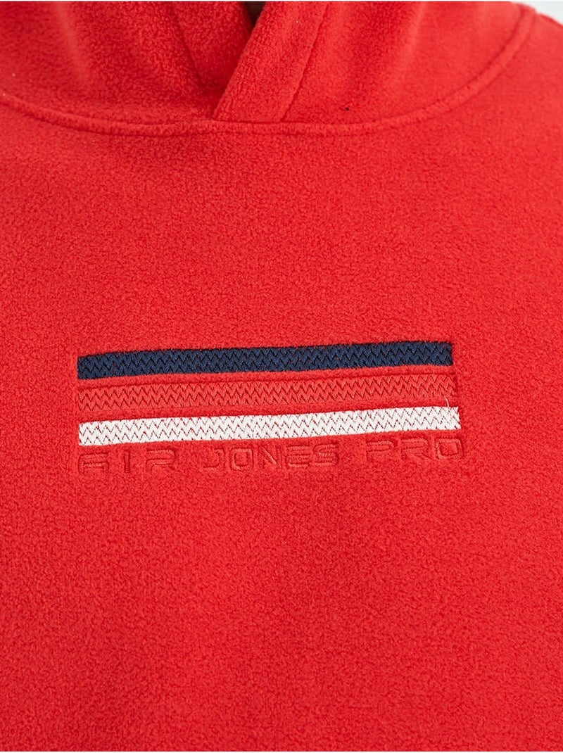 Sweat à capuche homme avec logo imprimé tommy Rouge - Kiabi