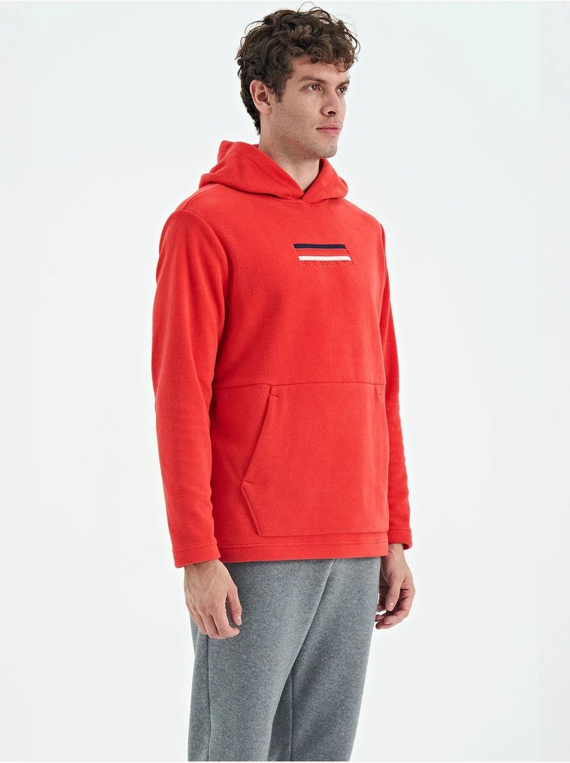Sweat à capuche homme avec logo imprimé tommy Rouge - Kiabi