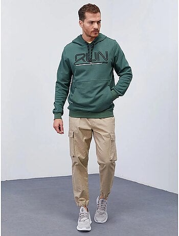 Sweat à capuche homme avec logo imprimé tommy