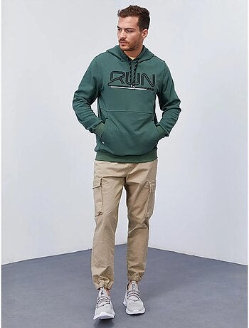 Sweat à capuche homme avec logo imprimé tommy