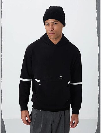 Sweat à capuche homme bicolore tommy