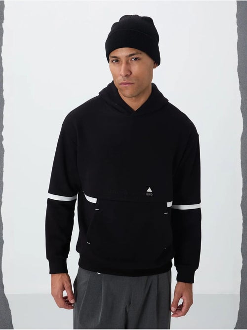 Sweat à capuche homme bicolore tommy - Kiabi