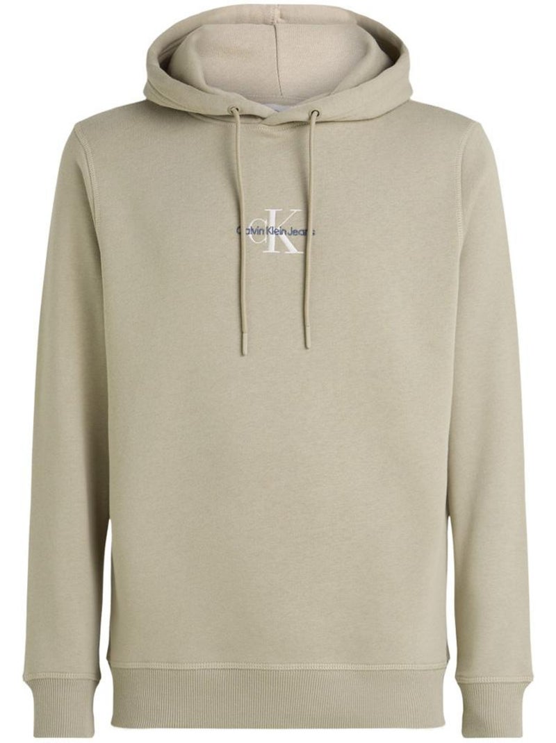Sweat à Capuche Homme Calvin Klein Beige - Kiabi
