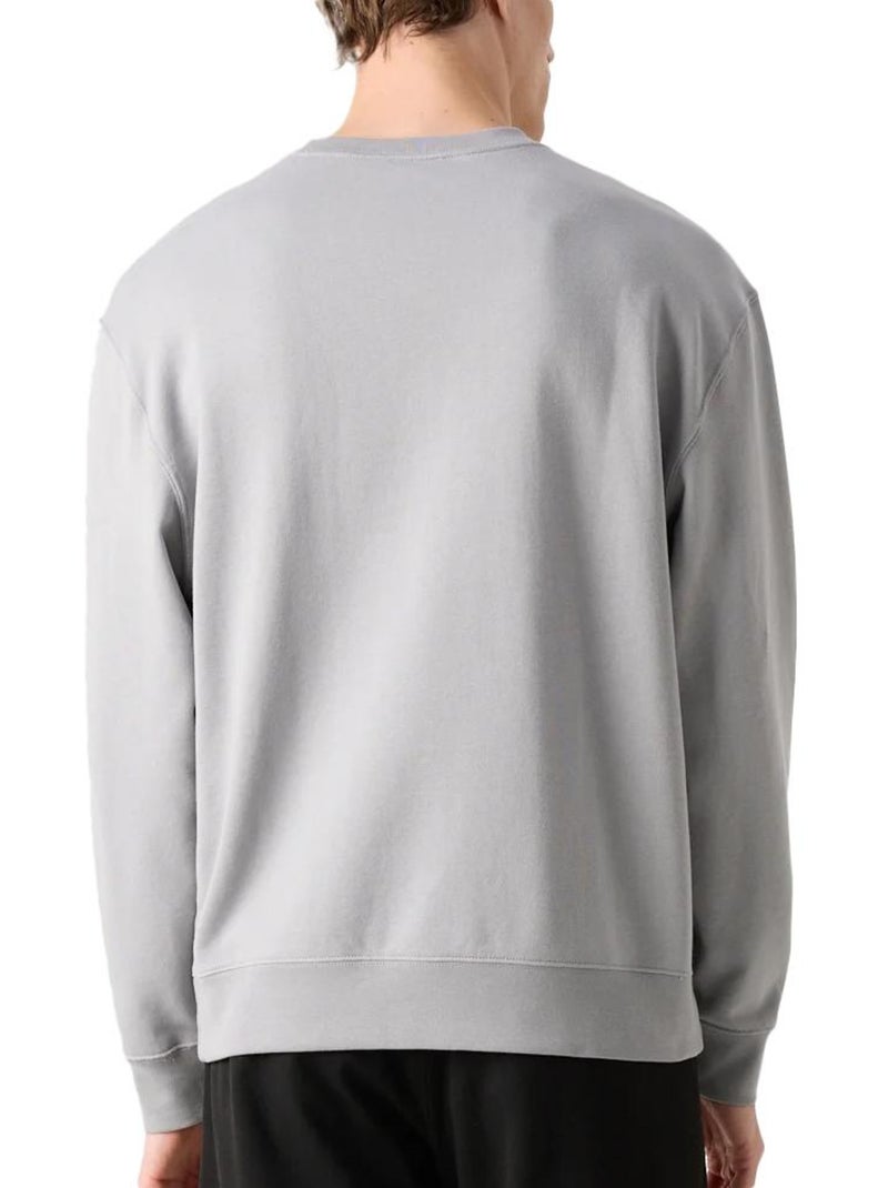 Sweat à Capuche Homme Calvin Klein Jeans - S Gris Argenté - Kiabi