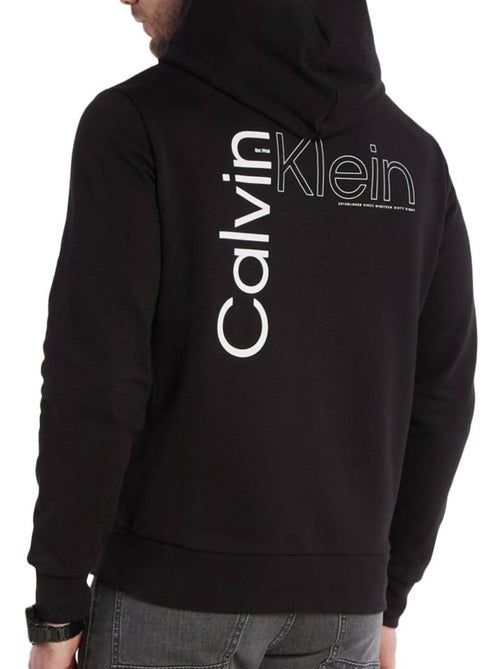 Sweat à Capuche Homme Calvin Klein Jeans Angled - Kiabi Sweat à Capuche Homme Calvin Klein Jeans Angled - Kiabi
