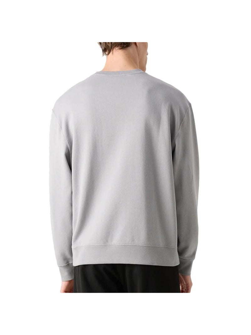 Sweat à Capuche  Homme Calvin Klein Jeans Badge 350 Gris - Kiabi