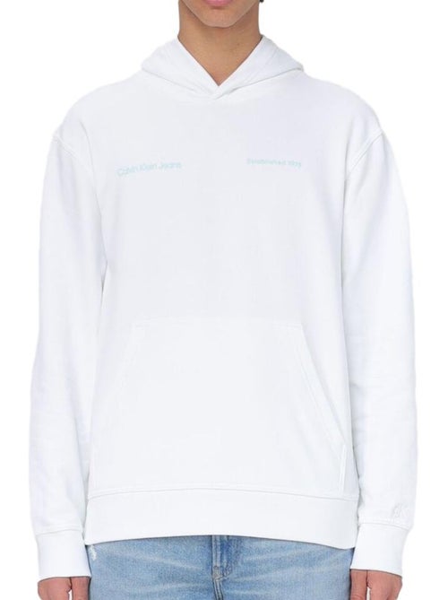 Sweat à capuche homme calvin klein jeans - Kiabi Sweat à capuche homme calvin klein jeans - Kiabi