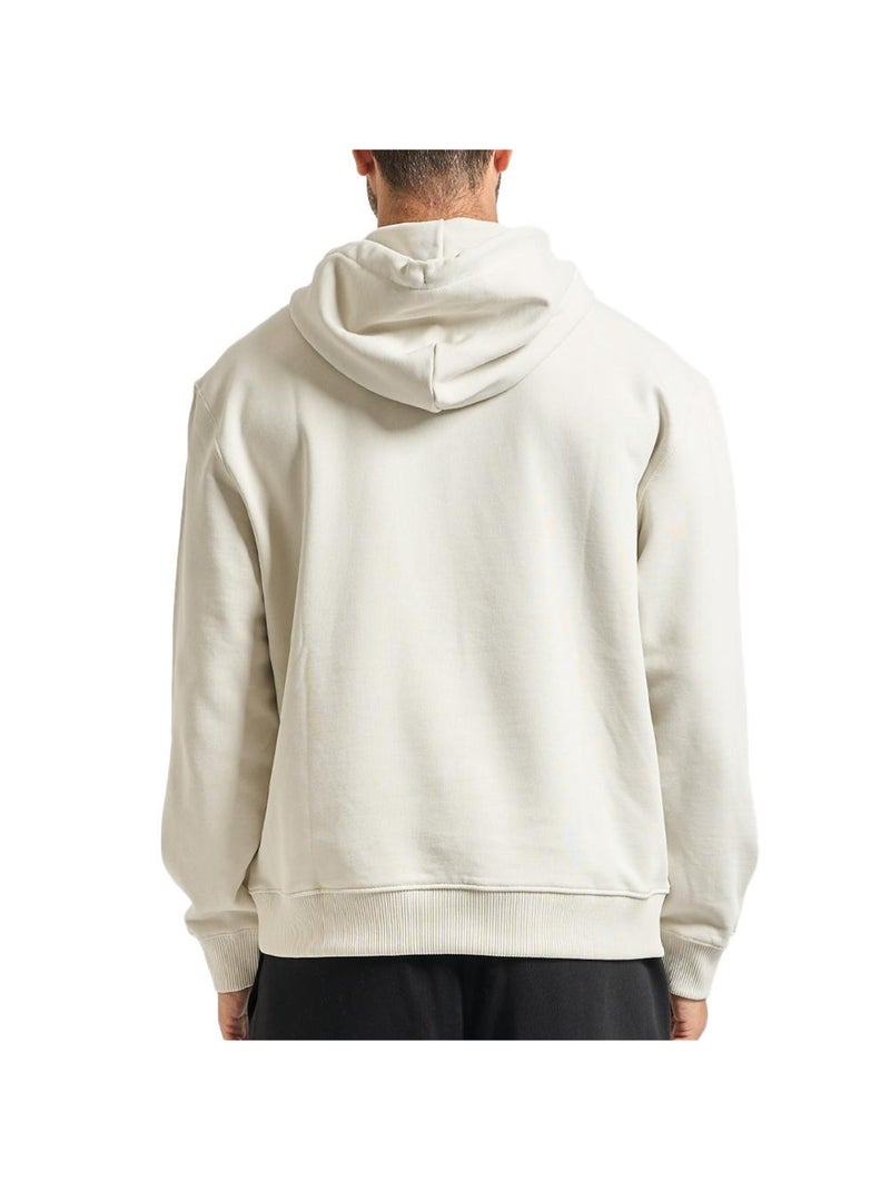 Sweat à Capuche Homme Calvin Klein Jeans Ecru - Kiabi