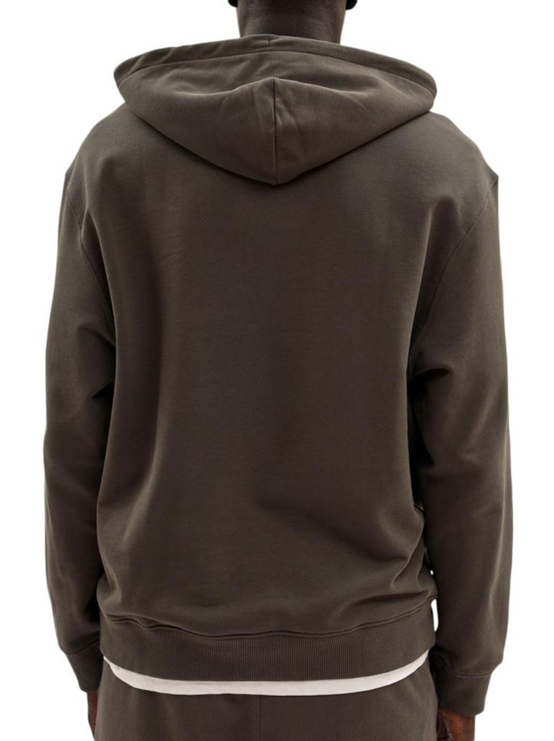 Sweat à Capuche Homme Calvin Klein Jeans Marron cappuccino - Kiabi