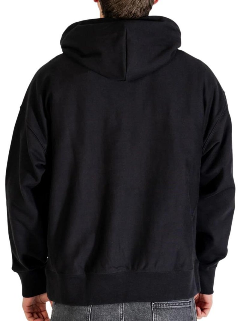 Sweat à Capuche Homme Calvin Klein Jeans Noir - Kiabi
