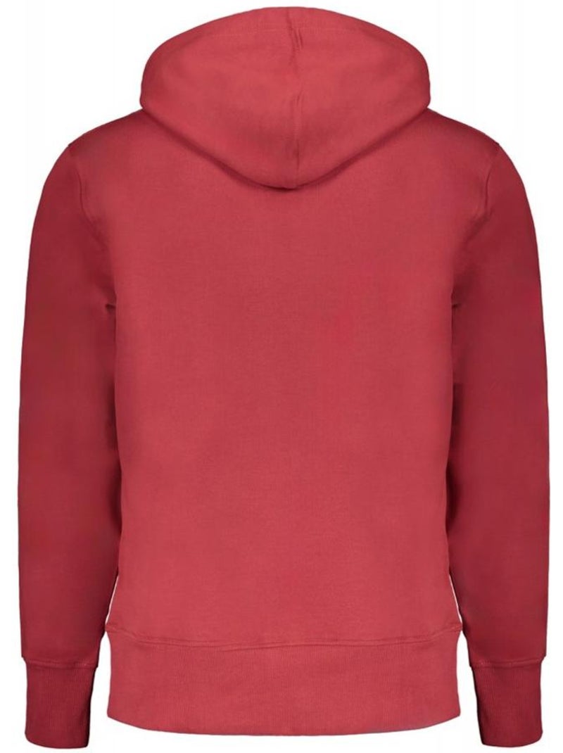 Sweat à capuche homme calvin klein jeans Rouge - Kiabi