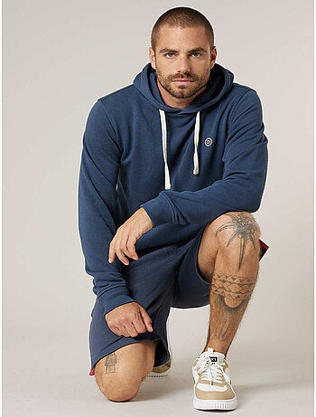 Sweat à capuche homme en coton mélangé 'Deeluxe'