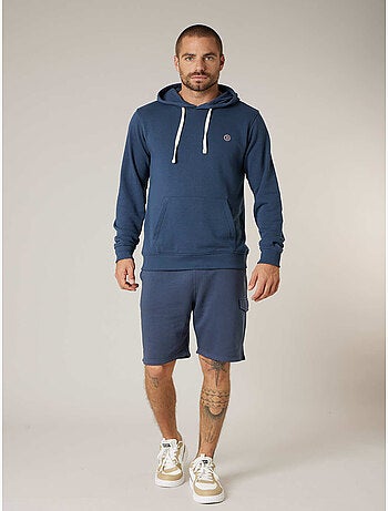 Sweat à capuche homme en coton mélangé 'Deeluxe'