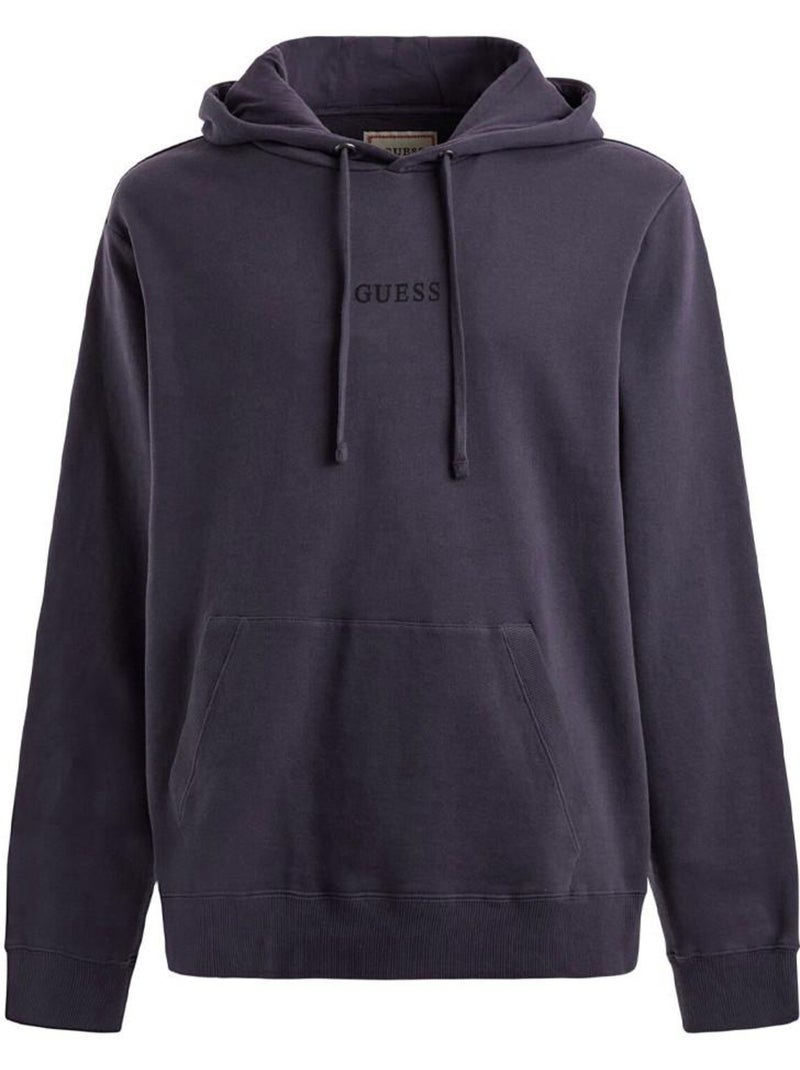 Sweat à capuche homme guess Violet - Kiabi