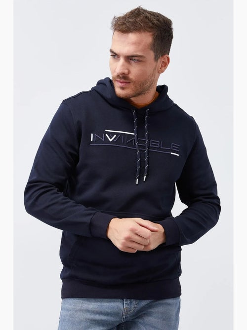 Sweat à capuche homme imprimé avec poche tommy - Kiabi Sweat à capuche homme imprimé avec poche tommy - Kiabi