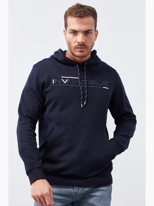Sweat à capuche homme imprimé avec poche tommy - Kiabi Sweat à capuche homme imprimé avec poche tommy - Kiabi