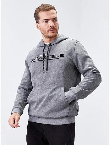 Sweat à capuche homme imprimé avec poche tommy