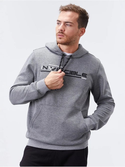 Sweat à capuche homme imprimé avec poche tommy - Kiabi Sweat à capuche homme imprimé avec poche tommy - Kiabi