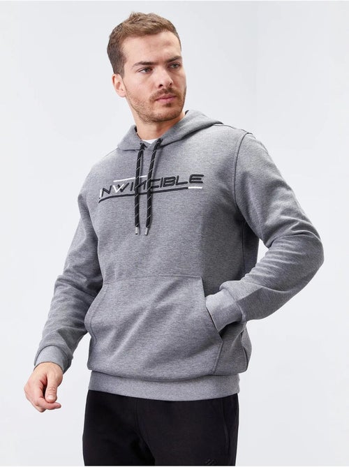 Sweat à capuche homme imprimé avec poche tommy - Kiabi Sweat à capuche homme imprimé avec poche tommy - Kiabi
