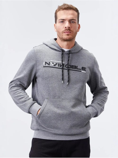 Sweat à capuche homme imprimé avec poche tommy - Kiabi Sweat à capuche homme imprimé avec poche tommy - Kiabi