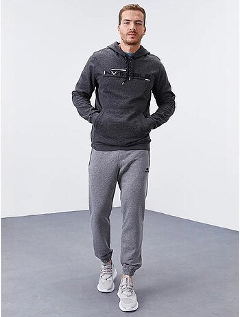 Sweat à capuche homme imprimé avec poche tommy
