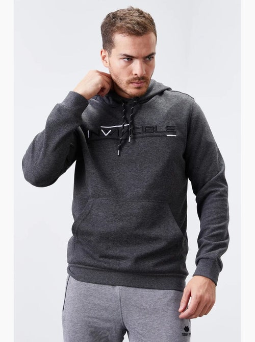 Sweat à capuche homme imprimé avec poche tommy - Kiabi Sweat à capuche homme imprimé avec poche tommy - Kiabi