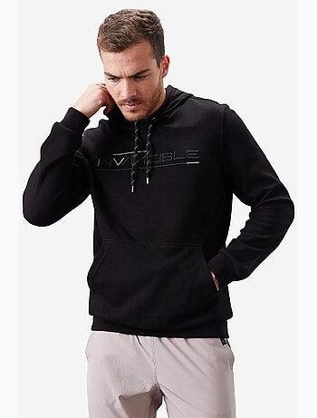 Sweat à capuche homme imprimé avec poche tommy