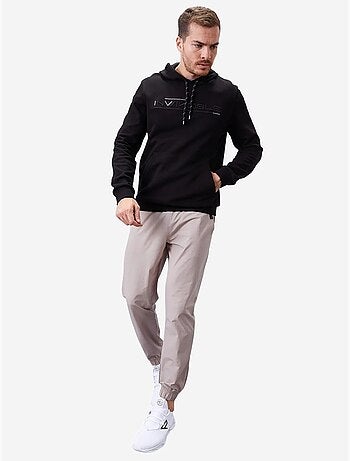Sweat à capuche homme imprimé avec poche tommy